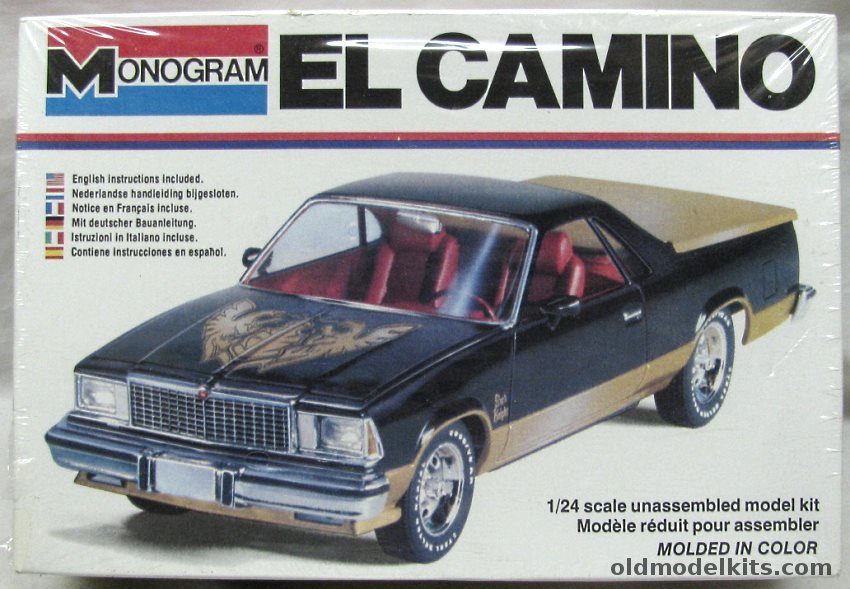 Monogram 1/24 Chevrolet El Camino, 2241 plastic model kit